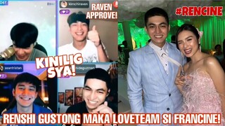 RENSHI GUSTONG MAKA LOVETEAM SI FRANCINE!