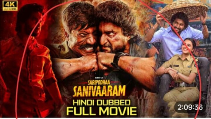 Saripodhaa Sanivaaram # hindi #full movie