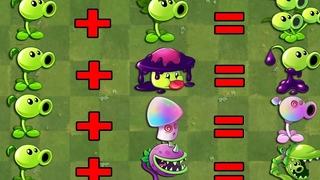 PvZ 2 Discovery - Peashooters Plants Evolution & Fusion ทั้งหมด