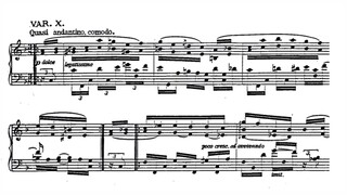 Ignaz Friedman - Paganini Variations (audio + sheet music)