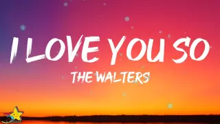 The Walters - I Love You So (Lyrics) | I hope you feel what I felt when you shattered my soul