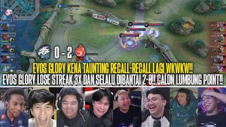EVOS 9LORY KENA TAUNTING RECALL-RECALL LAGI!! REAKSI STREAMER EVOS GLORY 0-2 AURA FIRE MPL ID S13!!