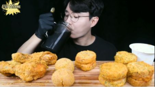 Hệ đồ chiên tấp vô phần 6 #mukbang