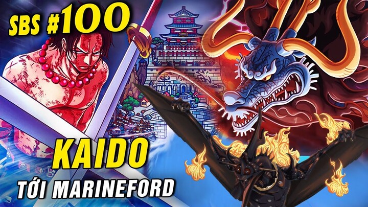 Kaido và King bay tới Marineford , Băng hải tặc Tóc Đỏ Shanks ngăn chặn [ SBS One Piece 100 ]