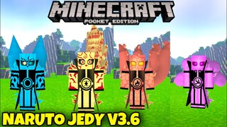 แจก+รีวิวแอดออนนารูโตะอัพเดทใหม่ล่าสุด โครตเจ๋ง!!เพิ่มของมาเยอะมาก!! Minecraft Naruto Jedy v3.6