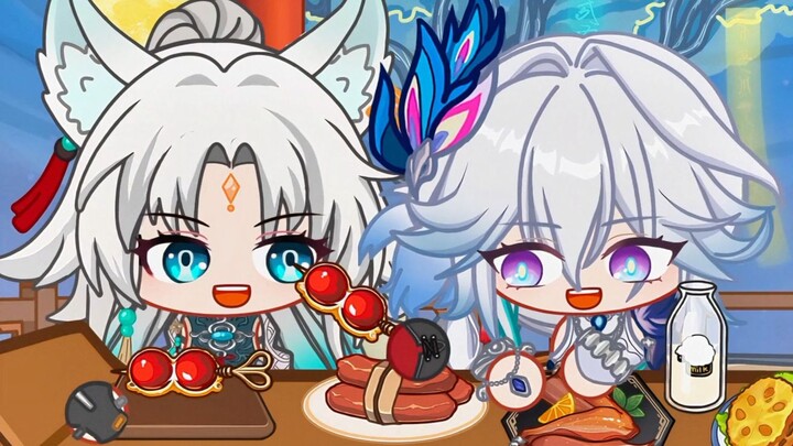 [Honkai: Star Rail Mukbang] Yao Guang: The food from the Astral Ark still tastes best!
