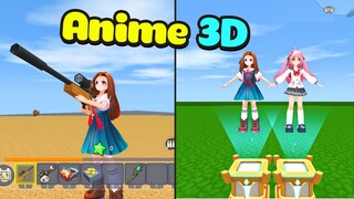 Review Anime mô hình 3D trong Mini World