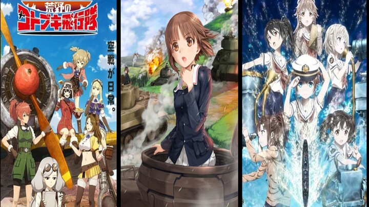 三厨狂喜！少战x荒野飞行队x高校舰队混剪！