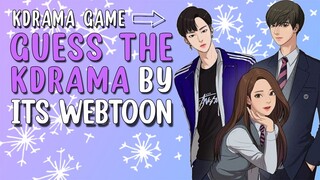 KDRAMA GAME - GUESS THE KDRAMA BY ITS WEBTOON