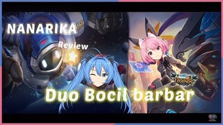 DUO BOCIL IN ACTION | REVIEW SKIN NANA MECHA BABY [MLBB Indonesia/Youtuber Anime]