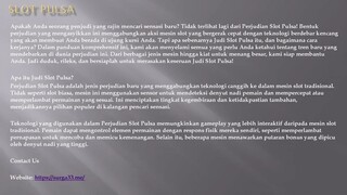 Slot Pulsa