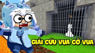 QUÂN VUA BỊ GIAM GIỮ! MEOWPEO THỬ THÁCH GIẢI CỨU NHÀ VUA TRONG ĐẠI CHIẾN BÀN CỜ MINI WORLD MINI GAME