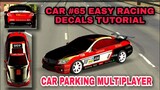mercedes benz easy racing design tutorial in car parking multiplayer