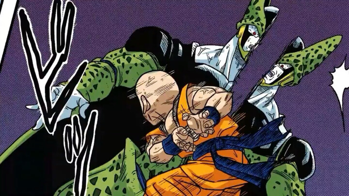 Klon Manusia Krilin Bertarung Melawan Cell