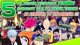 5 Alasan Kenapa Anime Sulit Di Tayangkan Di Indonesia