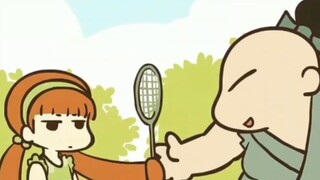 Japanese lolita watch Luo Xiaohei’s famous badminton scene