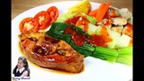 ปลาทับทิม ย่างซีอิ๊ว  : Grilled Red Tilapia with Soy Sauce l Sunny Channel