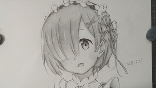 [Hand Painting] Rem 190 Menit! Re:Zero−Starting Life in Another World