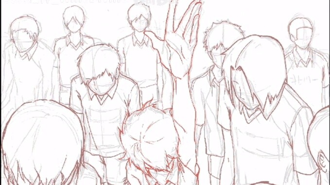 【Painting process｜"One more ball!"】