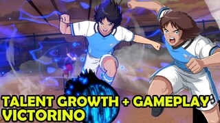 Gameplay + Talent Growth VICTORINO - Captain Tsubasa Ace Showdown