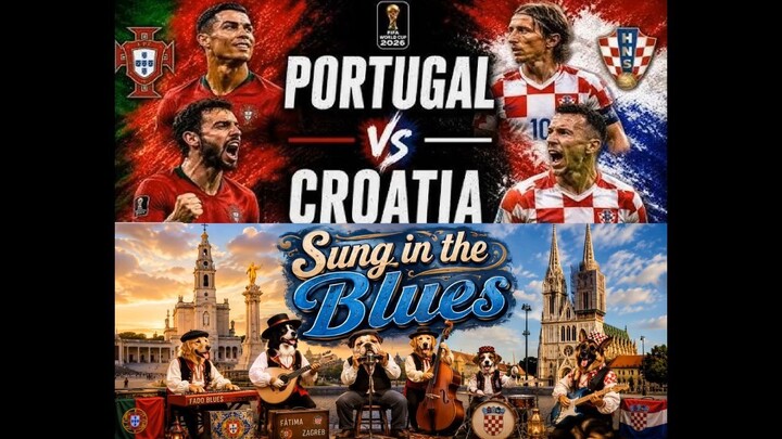 Portugal VS Croatia Sung in the Blues