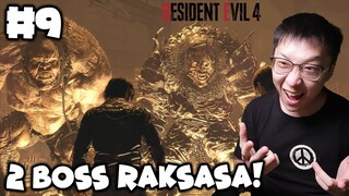 Moment Lucu Ketika Lawan 2 Boss Raksasa - Resident Evil 4 Remake - Part 9