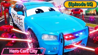 Hero Cars City (Episode 05) The Robot Destruction (Part 01)