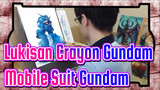 [Lukisan Crayon Gundam] Gundam Pertama / Mobile Suit Gundam