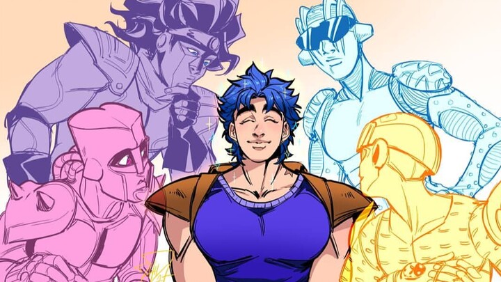 [JOJO]前方高刀！那些拥有黄金精神的人们......