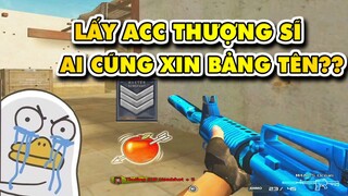 ☆ Lấy acc Hạ Sĩ không VIP vào cân team - Ai cũng đòi xin bảng tên ?? - M4a1 OCEAN - Tú Lê
