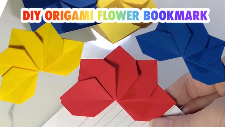 DIY Fresh Flowers Bookmark Idea 💐🌿#dıy #craft #creative #crafting #fypシ