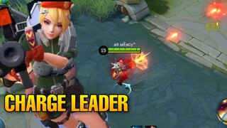 KIMMY CHARGE LEADER GAMEPLAY | KIMMY NEW SKIN GAMEPLAY | MOBILE LEGENDS BANG BANG