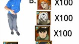 Naruto players choose one of two