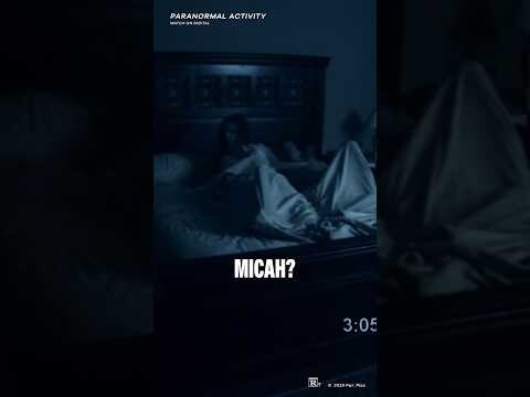 The real horror is how many times she says Micha! 👻 #ParanormalActivity