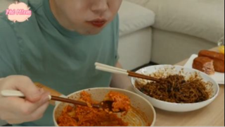 Cơm chiên kim chi và cục thịt bự phần 5 #mukbang