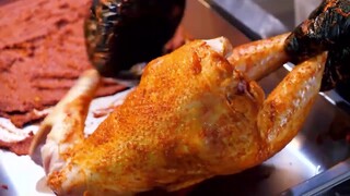 Ẩm thực đường phố hàn quốc - Gà Nướng Hàn Quốc