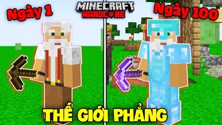 TÔI ĐÃ SINH TỒN 100 NGÀY THẾ GIỚI SIÊU PHẲNG MINECRAFT HARDCORE SIÊU KHÓ