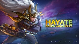 Skin Spotlight | Hayate: Demon Vanquisher | Arena of Valor - TiMi