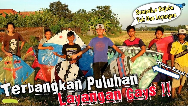 Virall,, Terbangkan Puluhan Layangan !! Nyatanya Seru Gaysss,,,