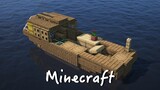 【Minecraft】เรือลำนี้สามารถยึดภูเขาได้หรือไม่?