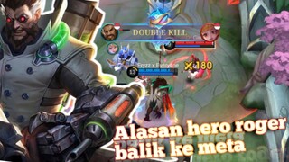 Roger balik ke meta !? Siap bersaing dengan assasin | Mobile legends