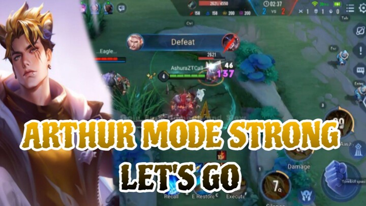 ARTHUR MODE LETS GO
