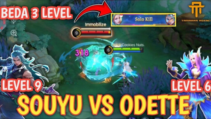 BEDA 3 LEVEL TAPI TETEP MENANG ! KAGET TUH LIAT DAMAGE ODETTE !