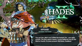 Odysseus reaction to Melinoe defeating Final Boss Chronos - Hades 2