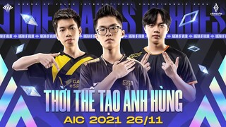 TÂM ĐIỂM VÒNG BẢNG AIC 2021: V Gaming vs dtac x Talon | Saigon Phantom vs Team Flash