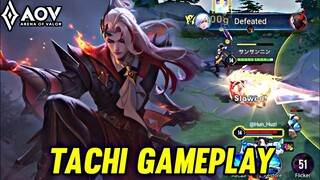 AOV : TACHI GAMEPLAY | IN SUPPORT - ARENA OF VALOR LIÊNQUÂNMOBILE ROV