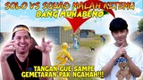 LAGI SOLO VS SQUAD MALAH KETEMU BANG MUHABENO!! TANGAN GUE SAMPE GEMETARAN PAK! | PUBG Mobile