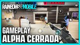 Primer GAMEPLAY de la ALPHA CERRADA de Rainbow Six Mobile Gameplay en Español