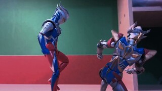 Pesta pertarungan terbaik! Animasi stop-motion Ultraman Zero vs. Zeta master dan magang latihan fisi