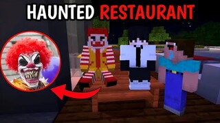 HAUNTED RESTAURANT Minecraft Horror Story in Hindi